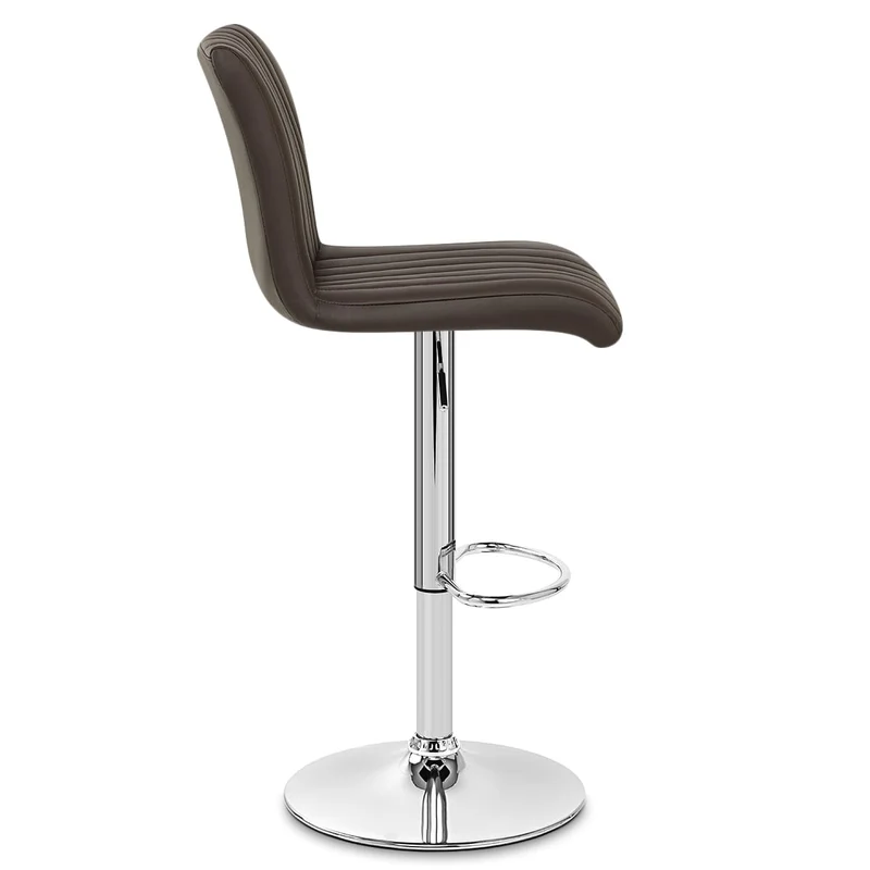 Tabouret de Bar Cuir Véritable - Debut Marron