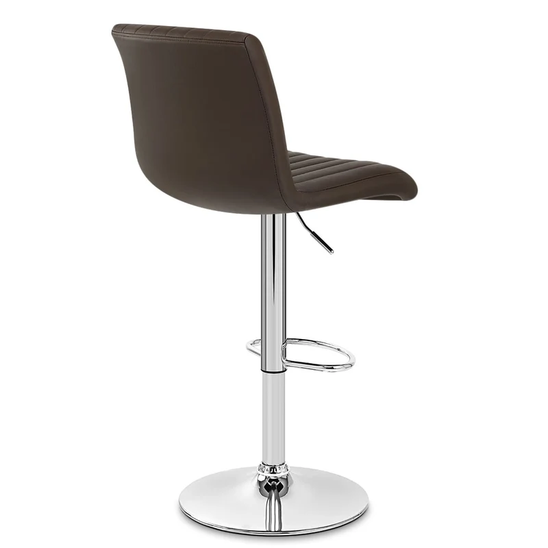 Tabouret de Bar Cuir Véritable - Debut Marron