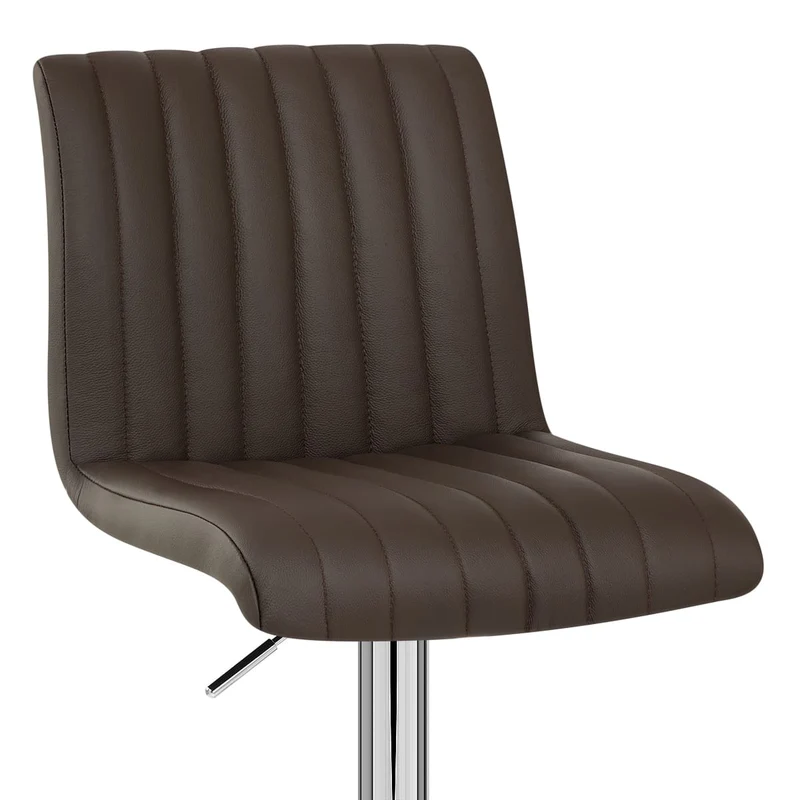 Tabouret de Bar Cuir Véritable - Debut Marron