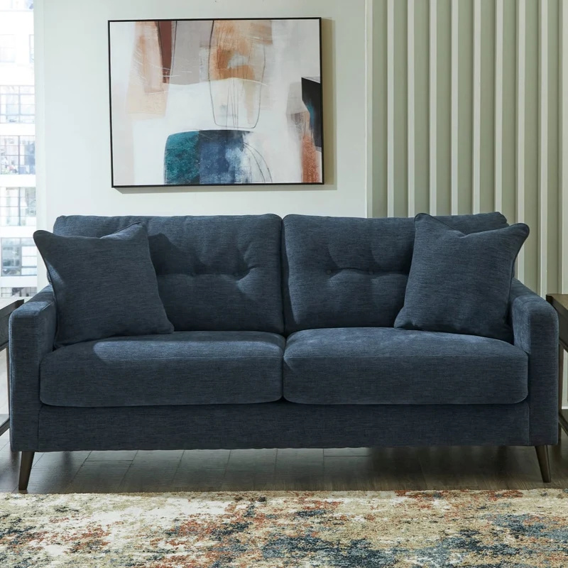 Sofa condo en tissu avec coussins - Bixler