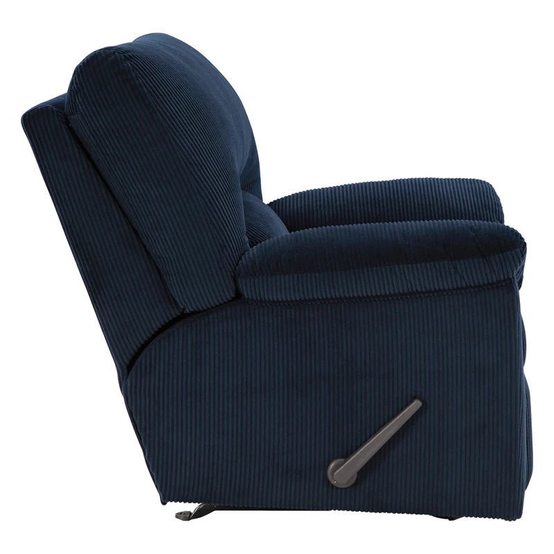 Fauteuil berçant et inclinable en tissu corduroy - SimpleJoy