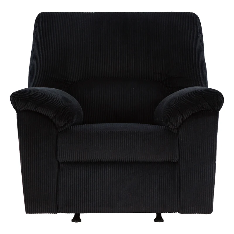 Fauteuil berçant et inclinable en tissu corduroy - SimpleJoy