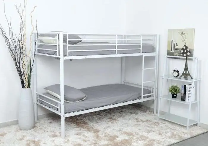 Lit superposé pas cher blanc - Ensa