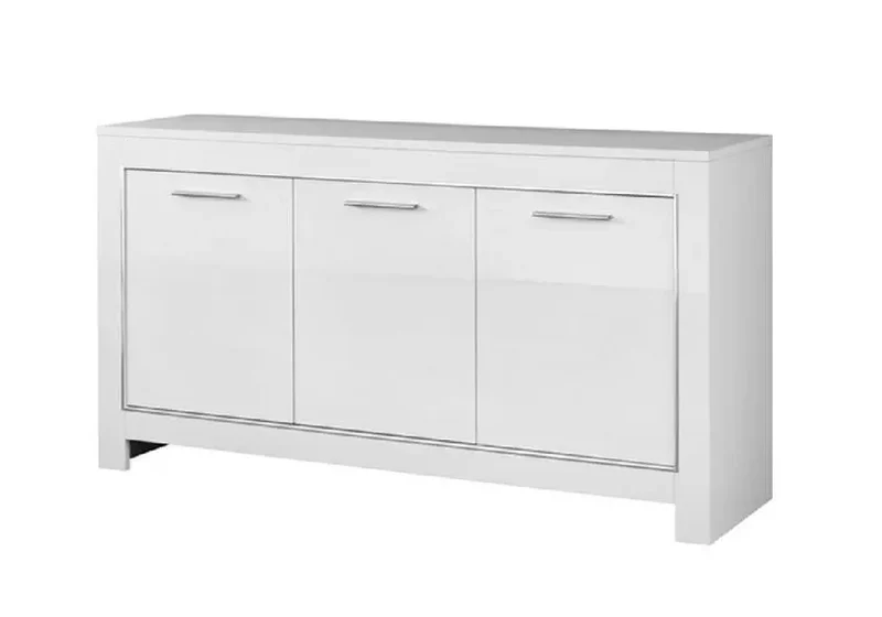 Meuble de séjour laqué blanc MODENA