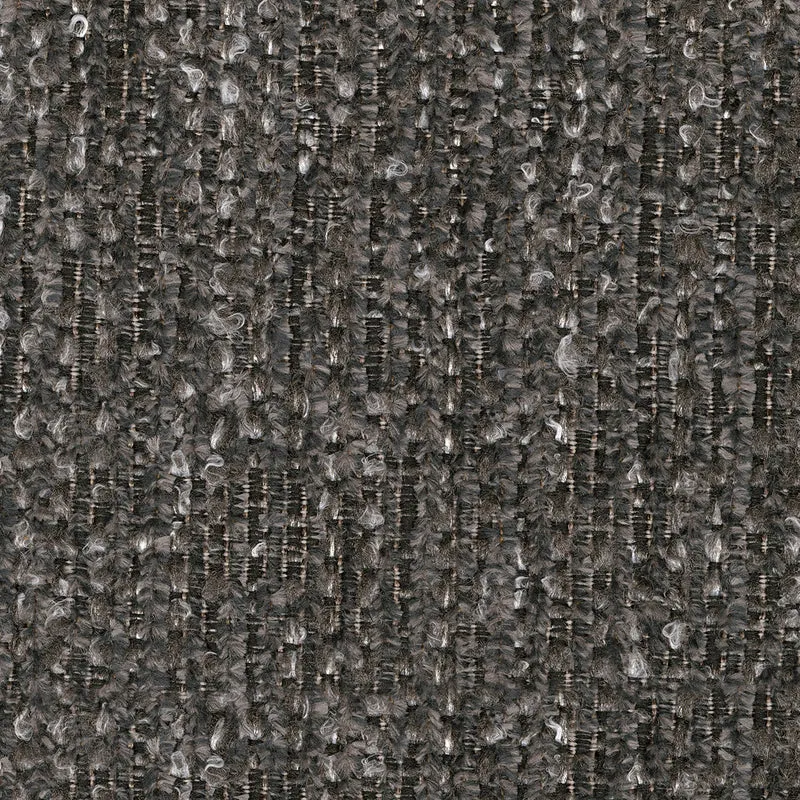 Ottoman en tissu gris étain - Gardiner