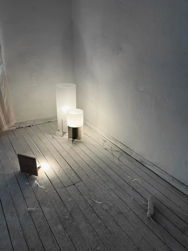 Lumix Floor Lamp Stainless Steel