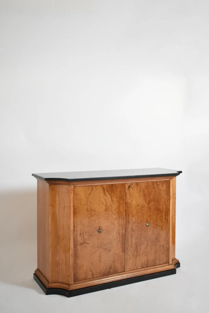 Walnut Veneer Sideboard, 1940s