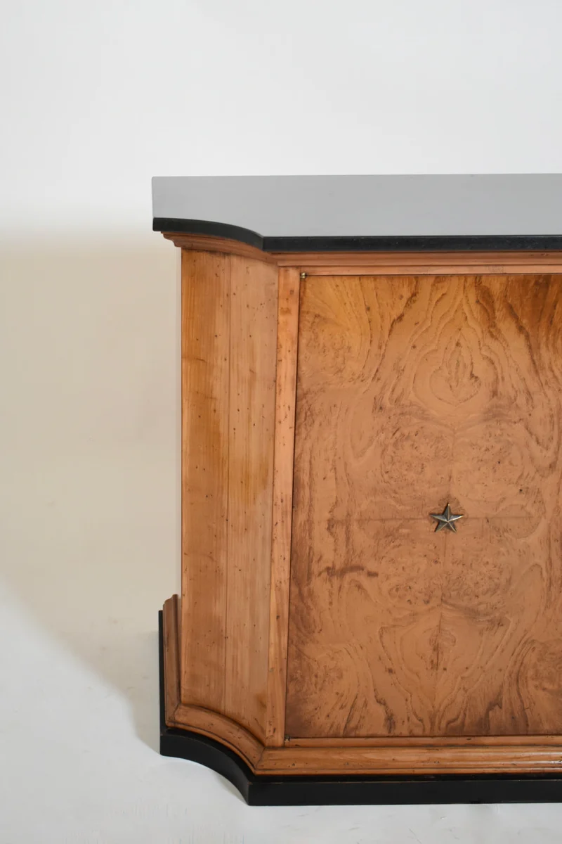 Walnut Veneer Sideboard, 1940s