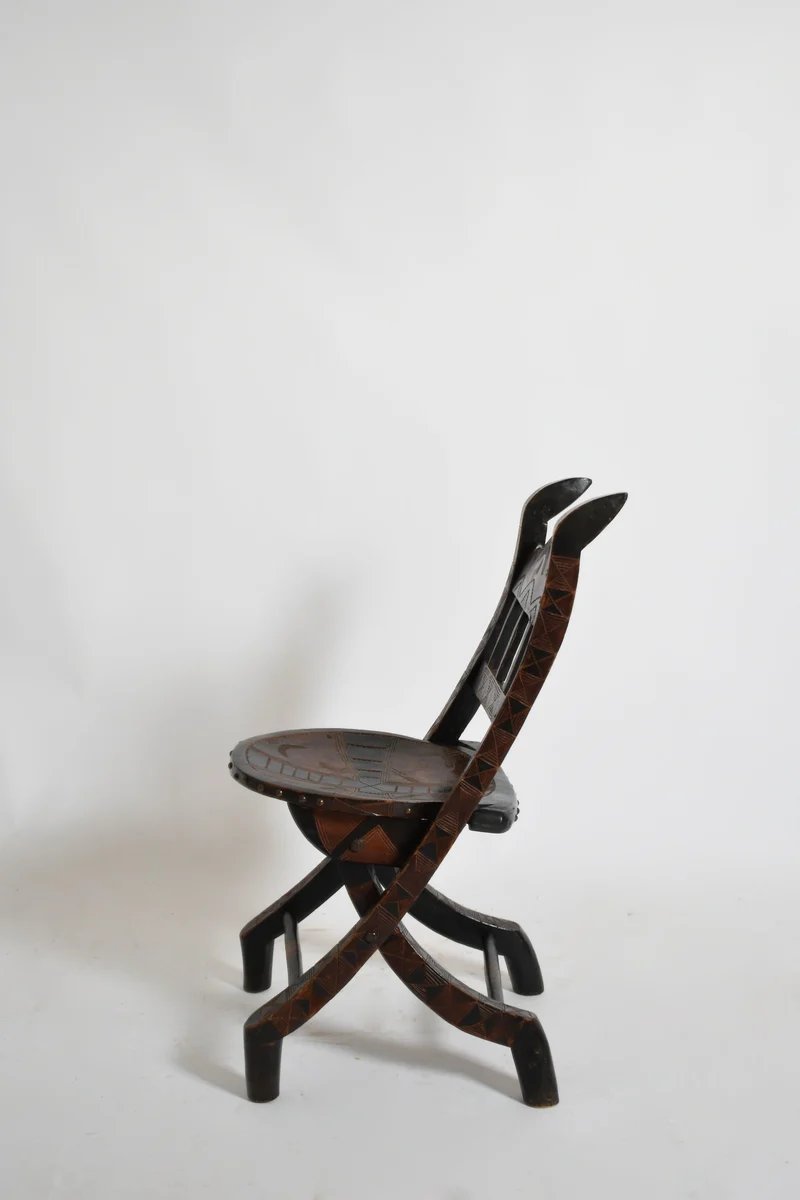 Wooden Senoufo Chair, 1960s