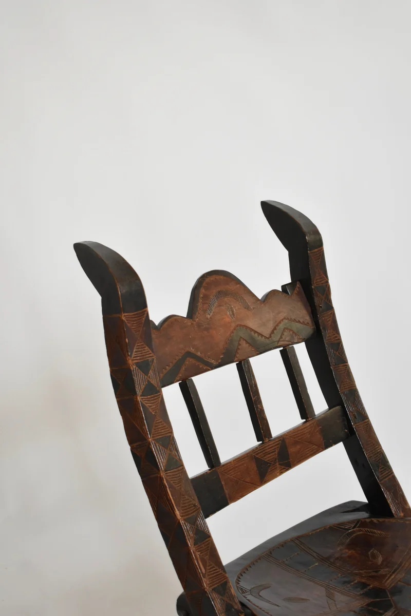 Wooden Senoufo Chair, 1960s