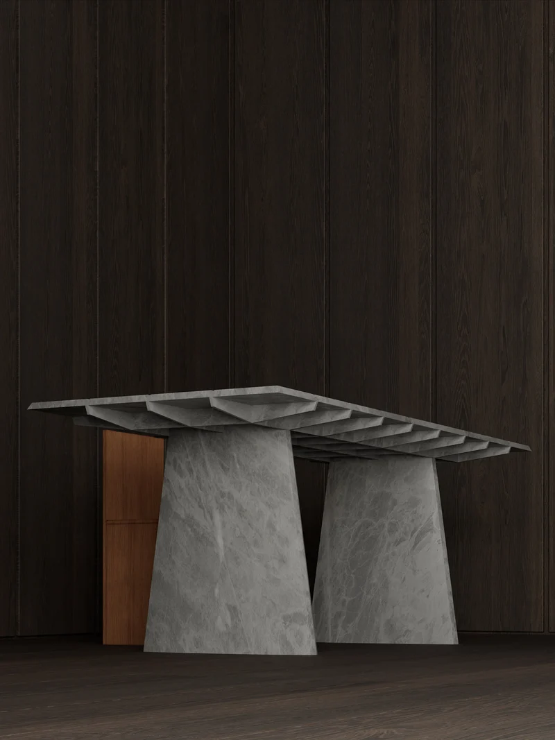 Minimalism Dining Table in Marble - Table FUSO