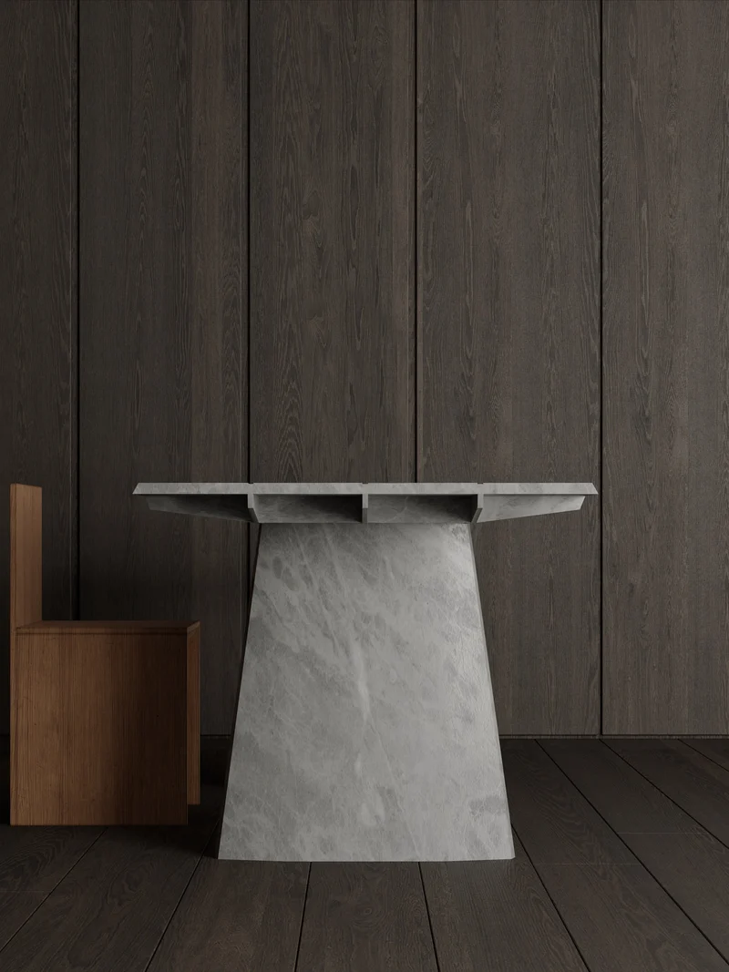 Minimalism Dining Table in Marble - Table FUSO