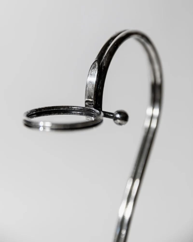 1930 Silver Plated Wine Bottle Holder