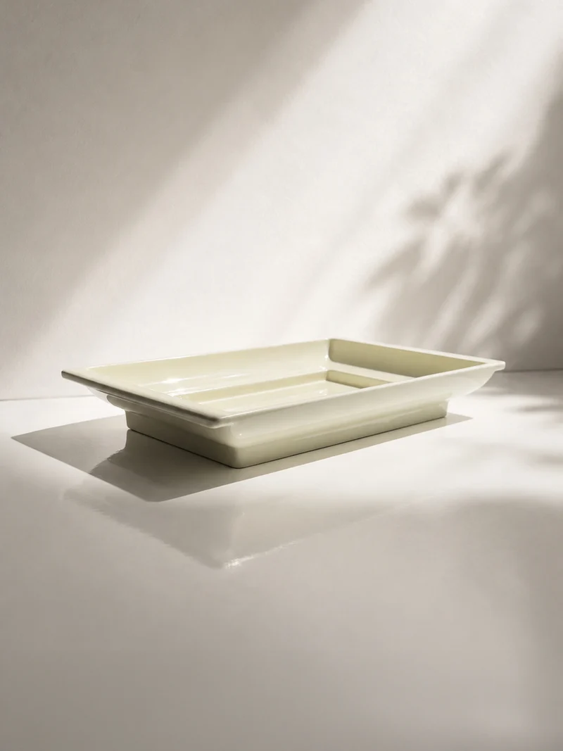 German Bauhaus ceramic fruit tray - 1920s