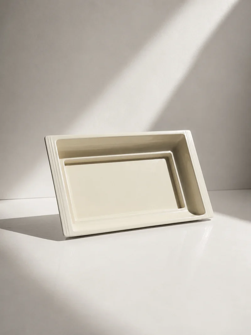 German Bauhaus ceramic fruit tray - 1920s