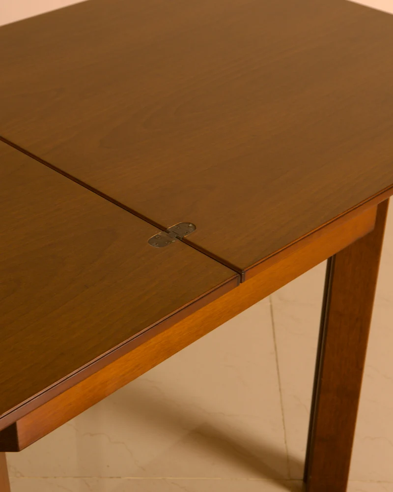 Extendable Solid Walnut Dining Table — Molteni, Italy, c. 1970