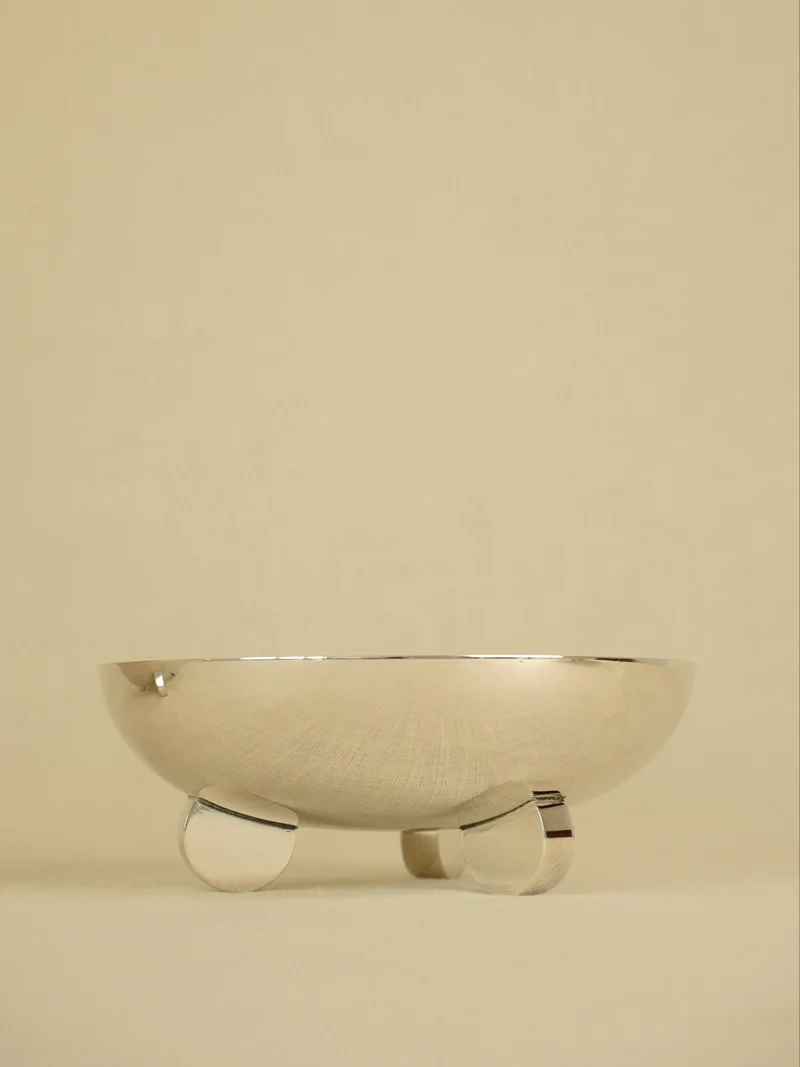Set of 3 Ercuis Escapade Silver-Plated Bowls
