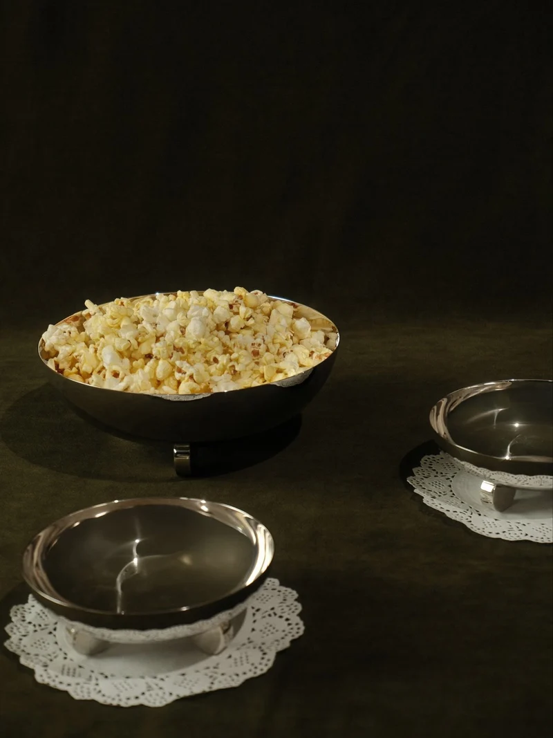Set of 3 Ercuis Escapade Silver-Plated Bowls