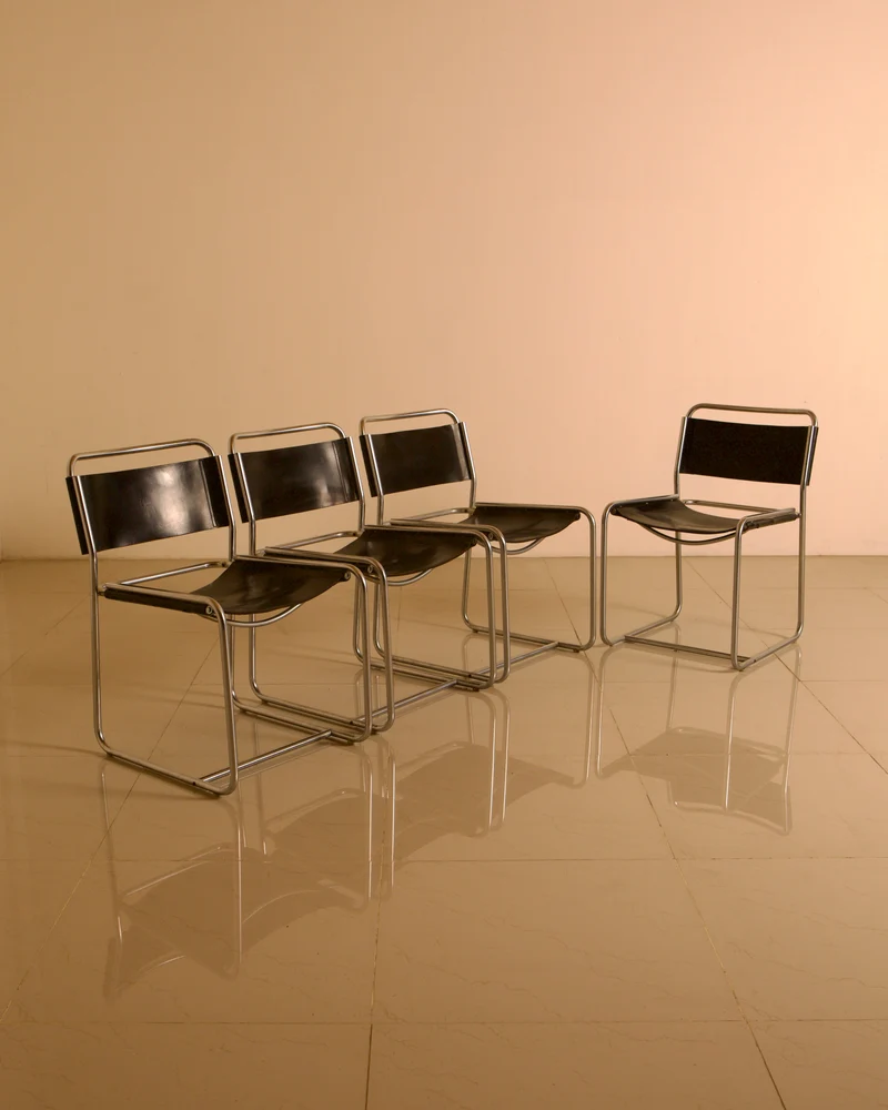Ensemble de 4 chaises "SE18" par Claire Bataille & Paul Ibens pour Spectrum 60's