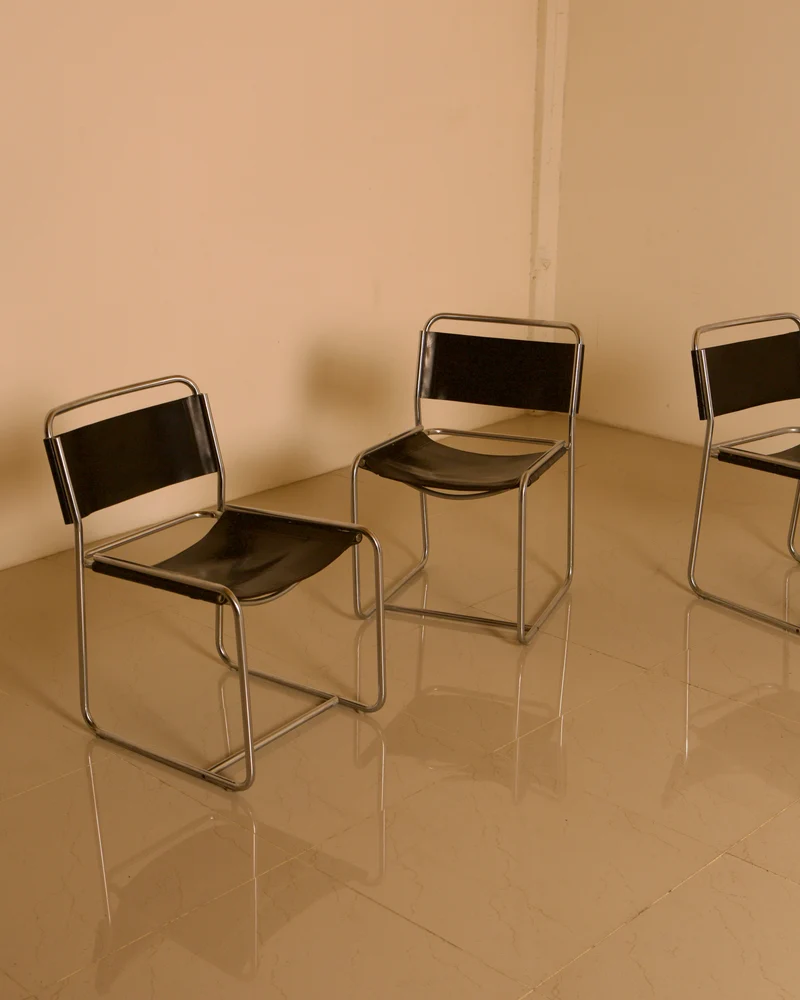 Ensemble de 4 chaises "SE18" par Claire Bataille & Paul Ibens pour Spectrum 60's