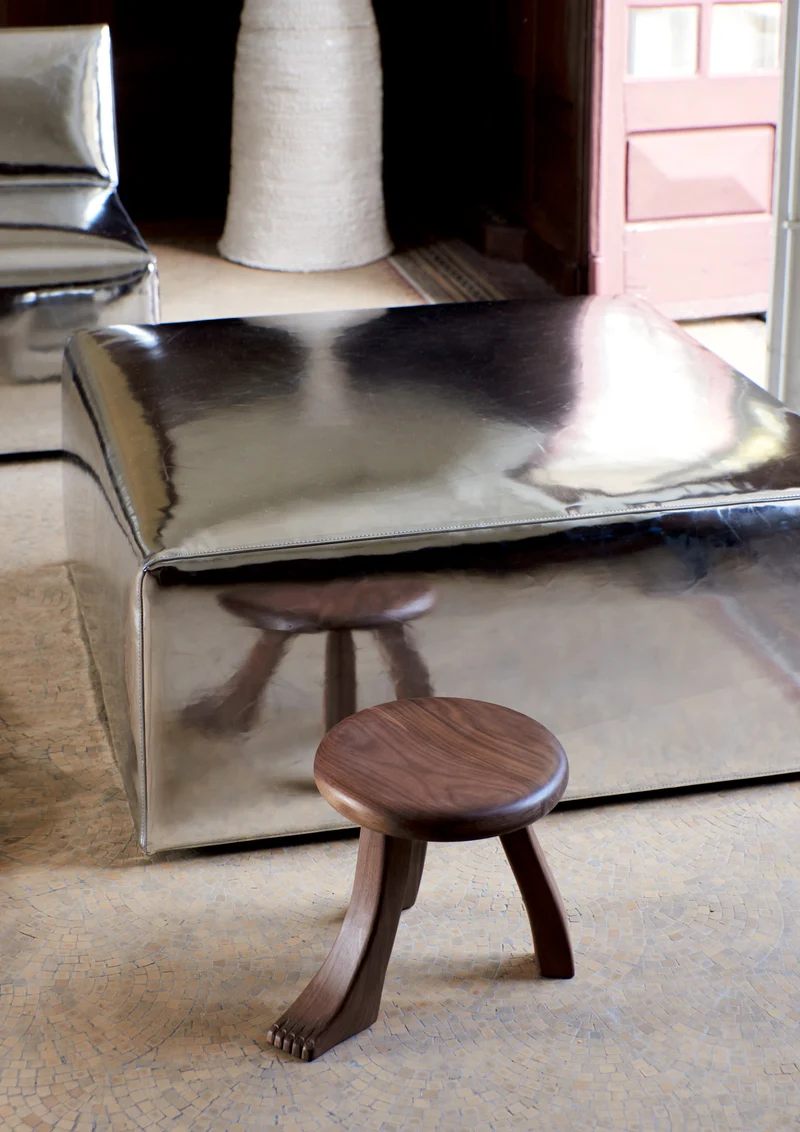 Foot Stool in Oak