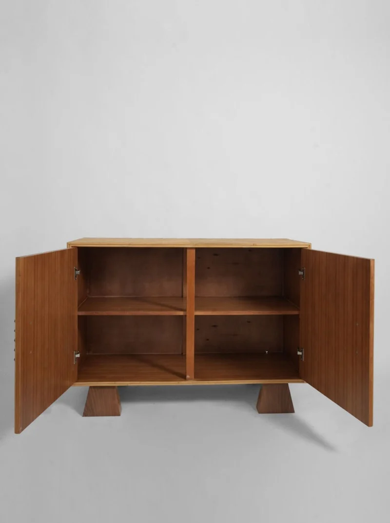 "Arrabida" Rattan and Walnut Sideboard