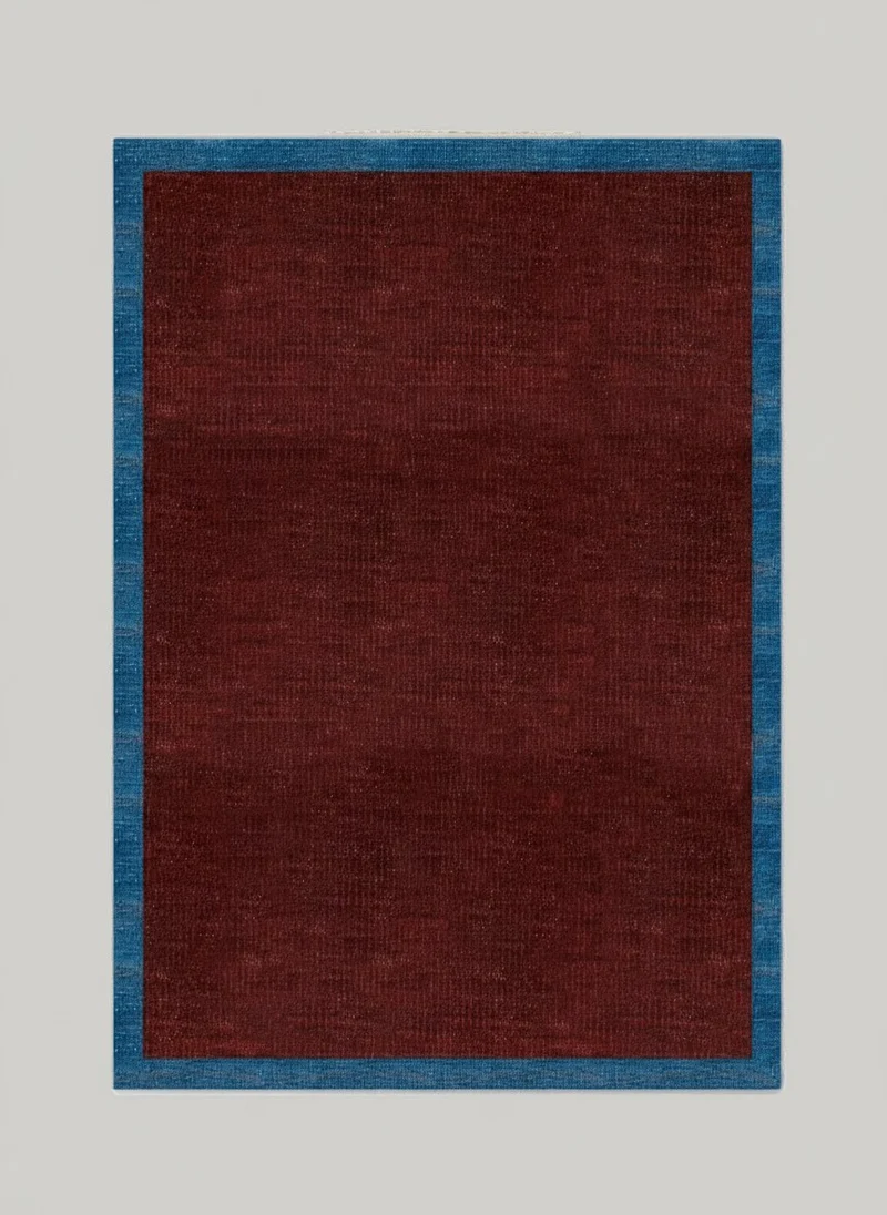 Contrast Border Kilim - Handwoven Rug