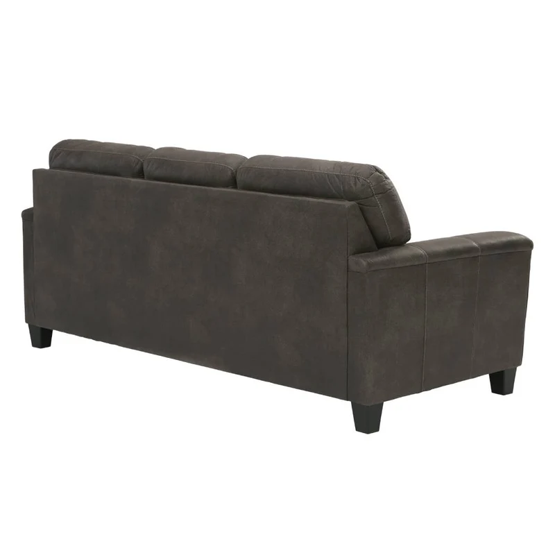 Sofa aspect cuir gris - Navi