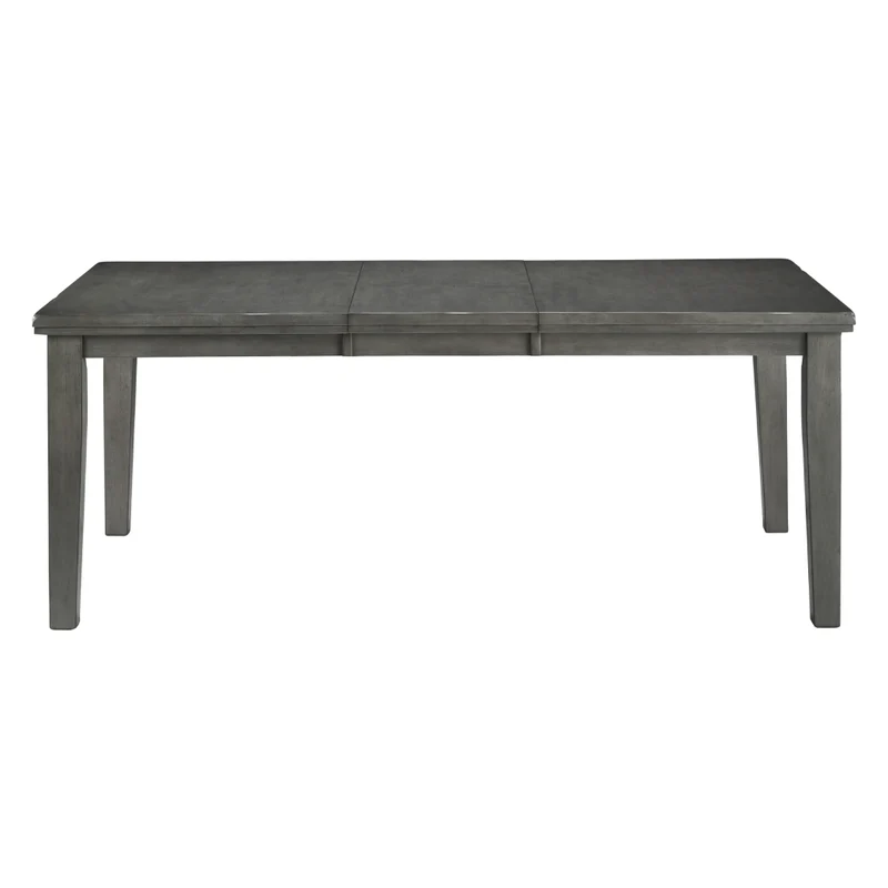 Table de salle à manger extensible en bois/placage d'acacia gris - Hallanden