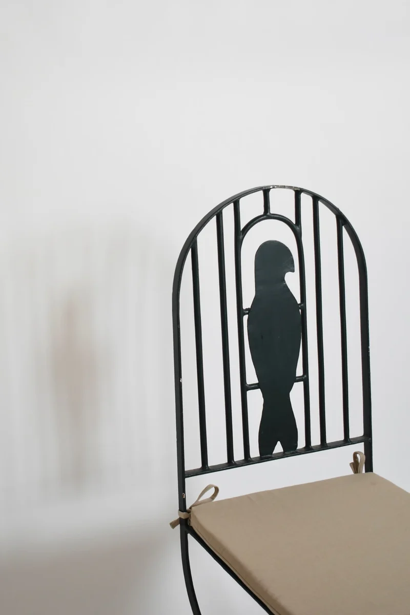 Pair of Wrought Iron Bird Cage Chairs, 1960s