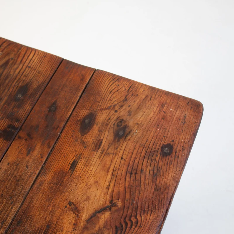 Primitive Solid Wood Side Table