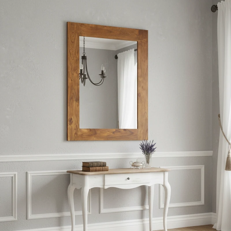 Petit miroir en acacia | Acacia Gordon