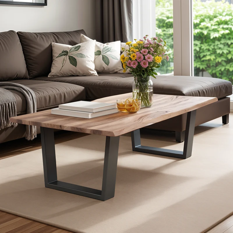 Table basse rectangulaire bois | Acacia Forest