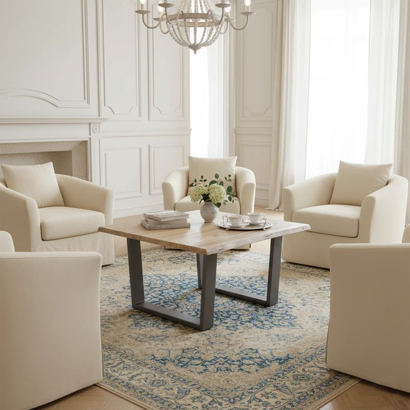 Table basse carrée bois | Acacia Forest
