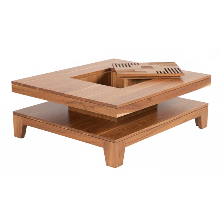 Table basse carrée | Acacia Kavish II
