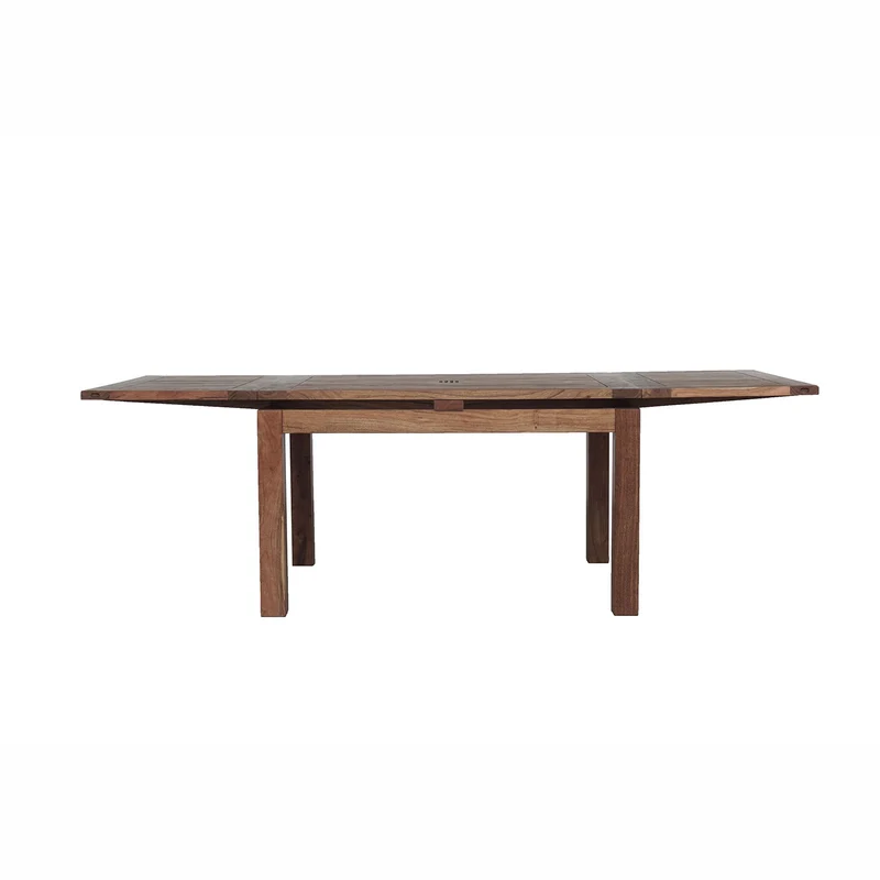 Table à manger rectangulaire allonge 130x90cm miel - Acacia Gordon