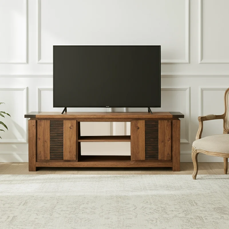 Meuble TV en Bois Massif | Acacia Moon
