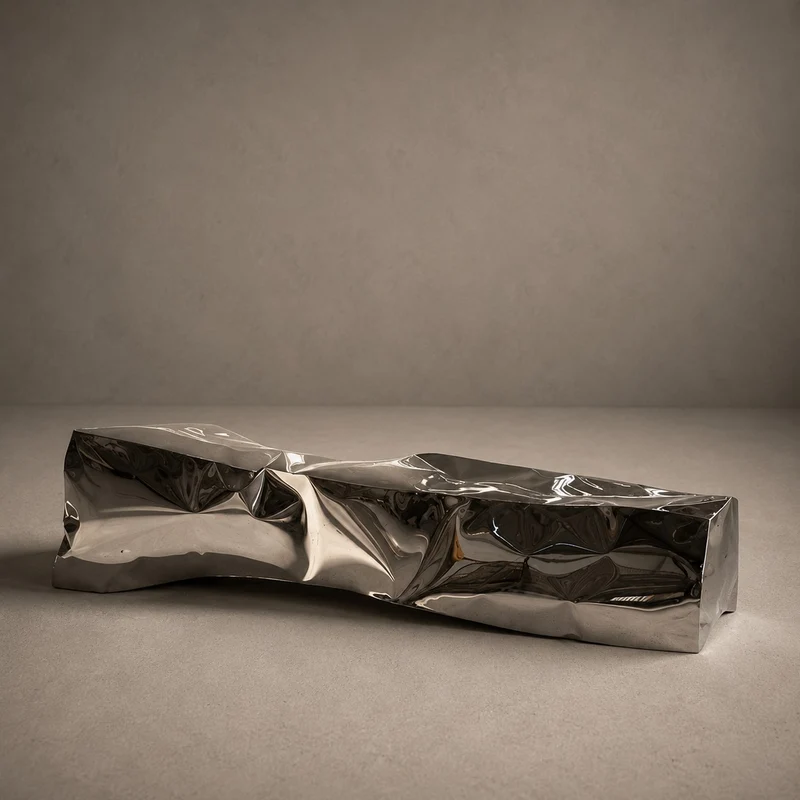 Stainless Steel Bench - Monolith Series