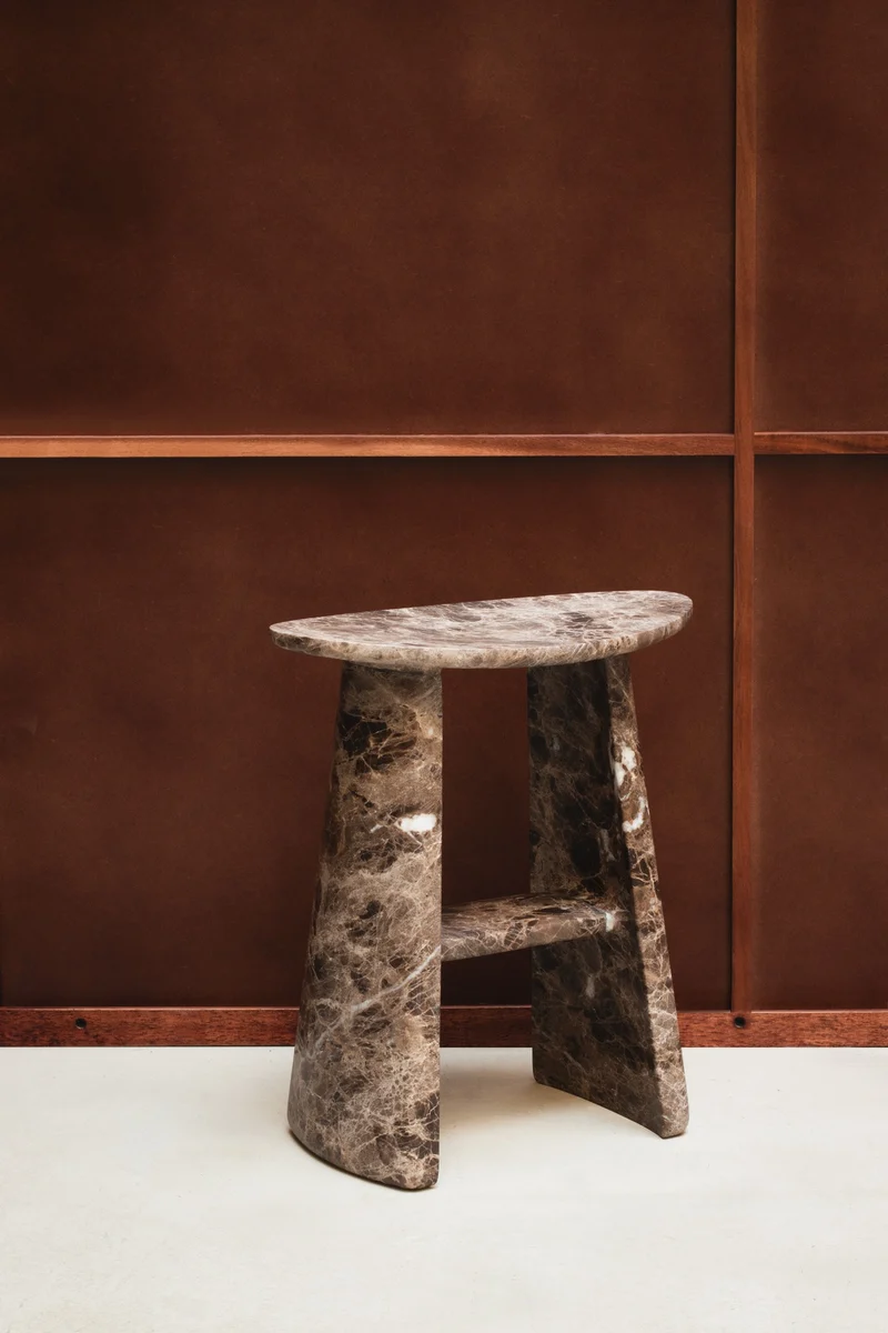 Marble LEIRIA stool