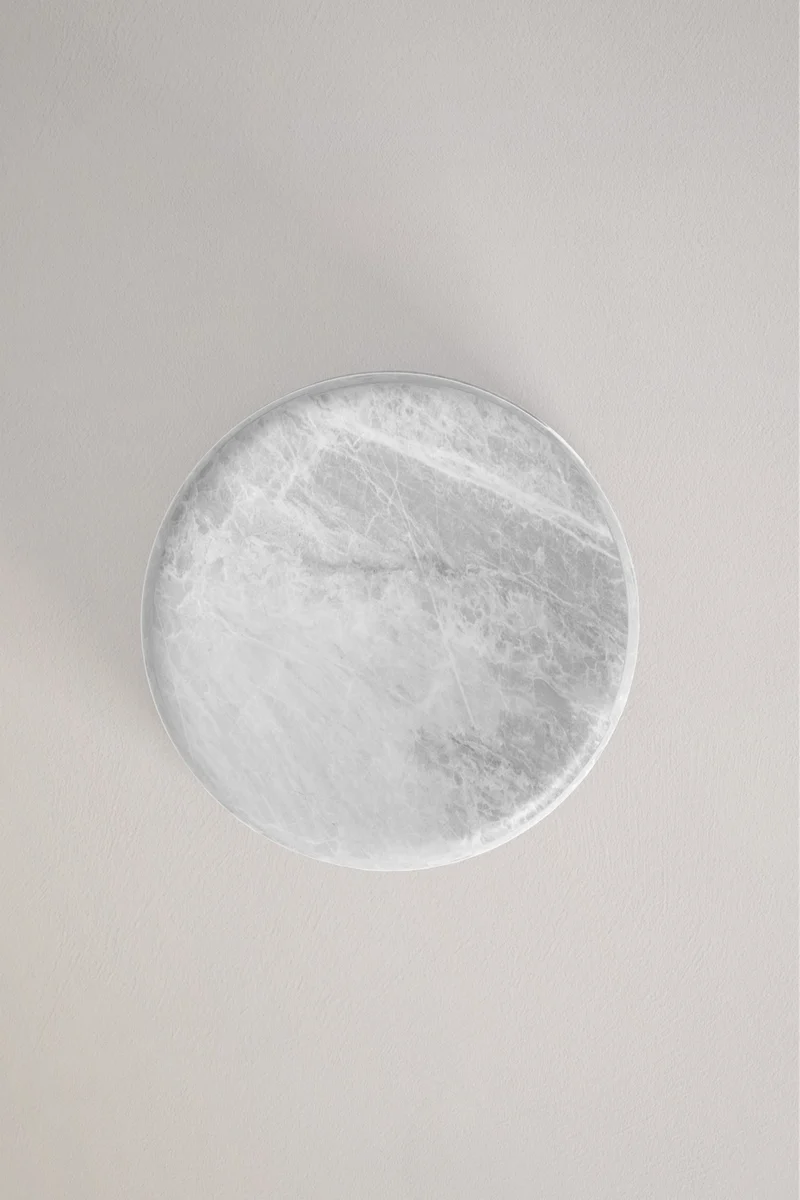 Sculptural Marble NITO Stool