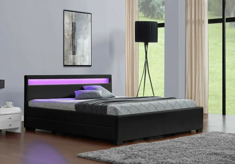 Lit design led rangements noir - Ava