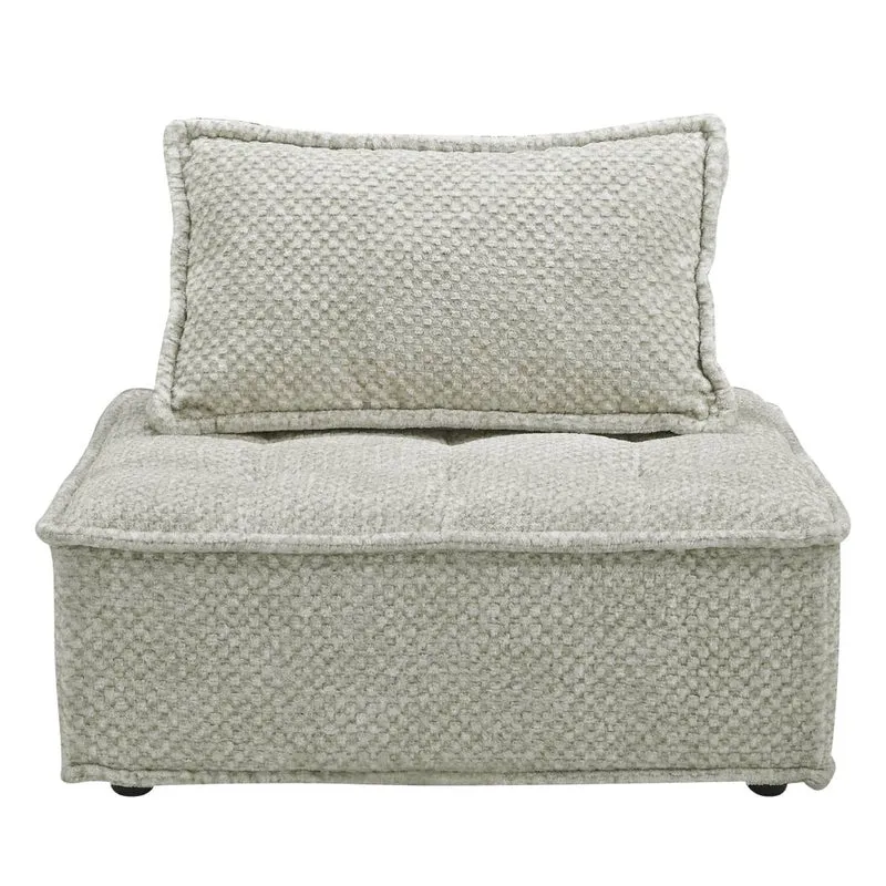 Fauteuil d’appoint en tissu taupe - Bales