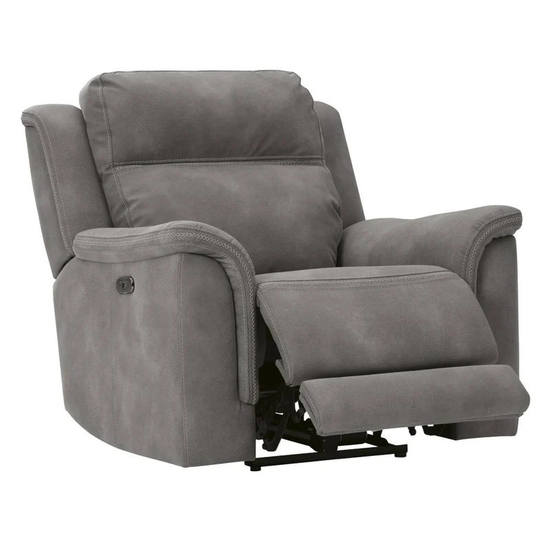 Fauteuil inclinable motorisé zéro gravité en tissu gris - Next-Gen Durapella