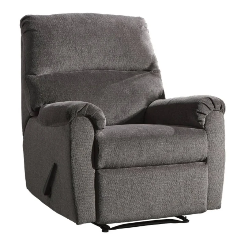 Fauteuil inclinable en tissu gris - Nerviano