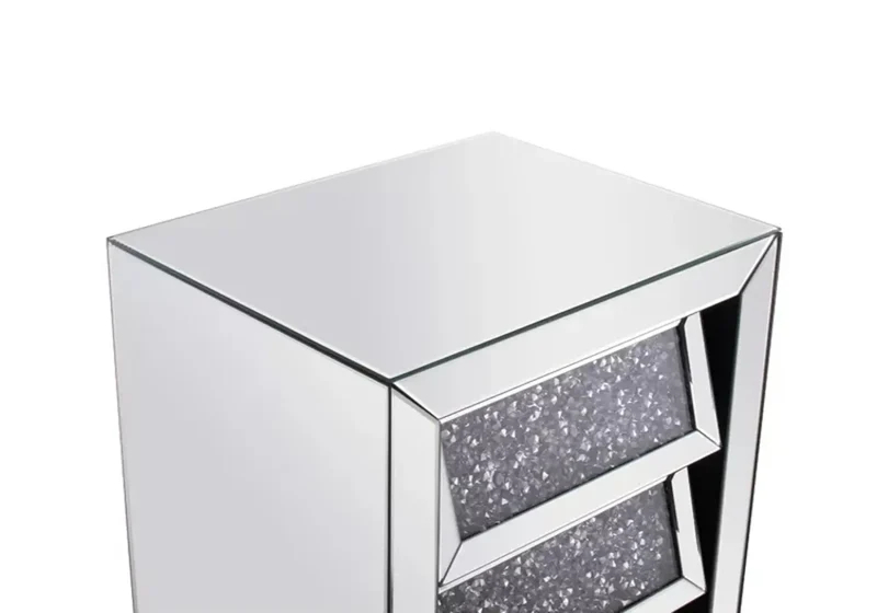 Chevet miroir design diamant - Ava