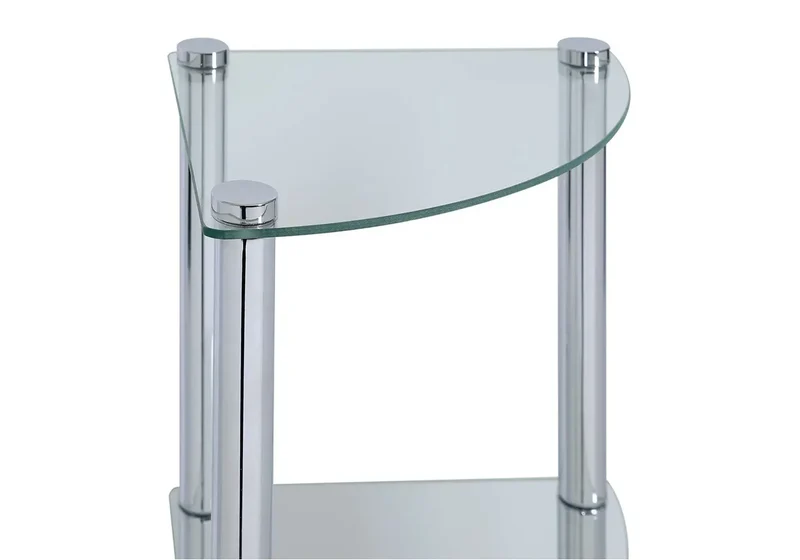 Table d'appoint verre trempé - Dia