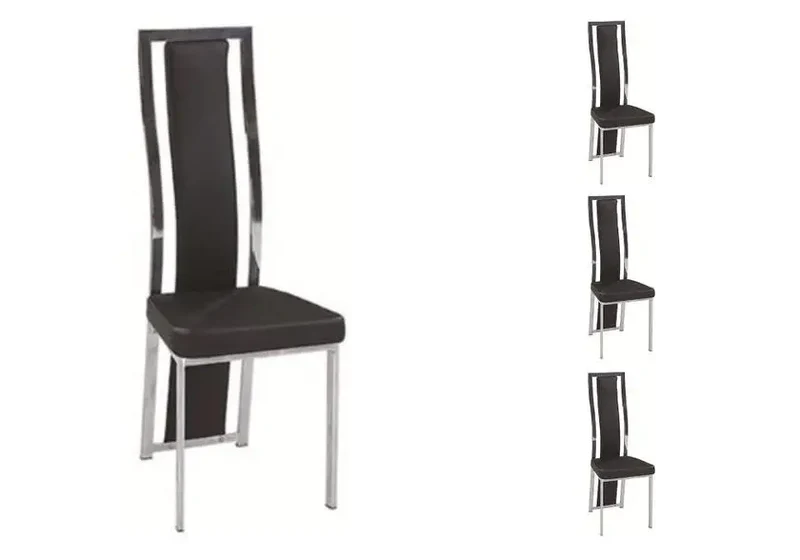 Table manger 6 chaises chromé - Tam