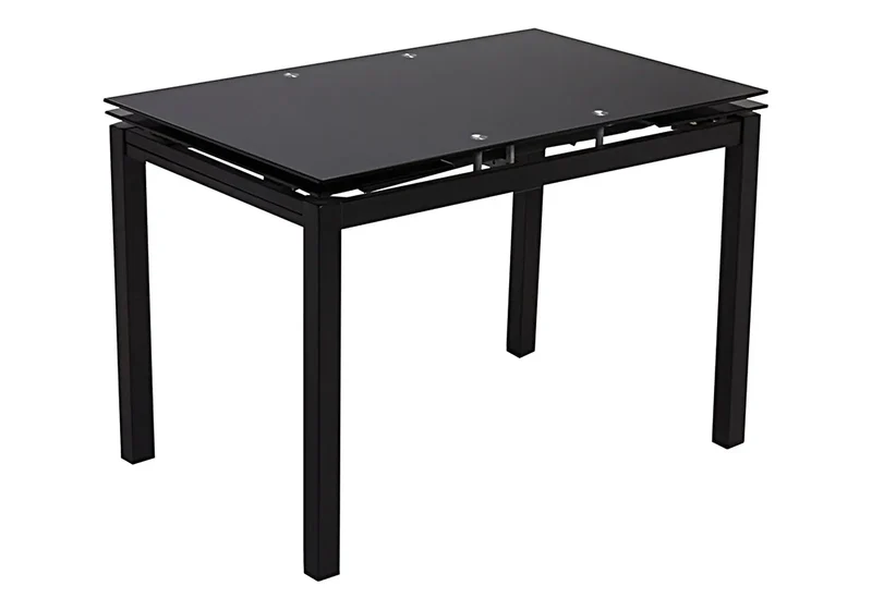 Table extensible 6 chaises noir - Fly