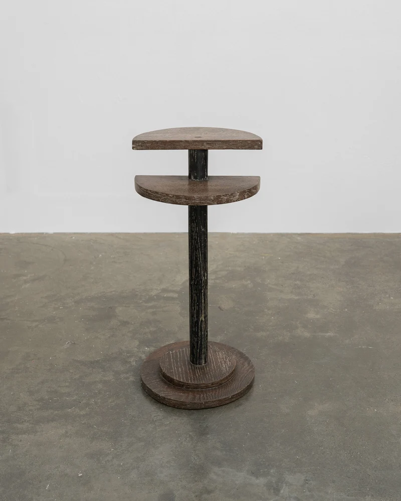 Modernist Cerused Oak Side Table