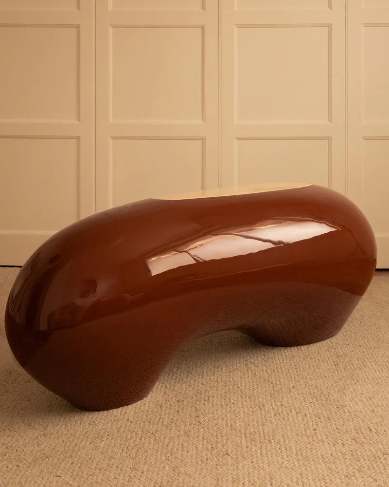 Lacquered Bench - 1970s